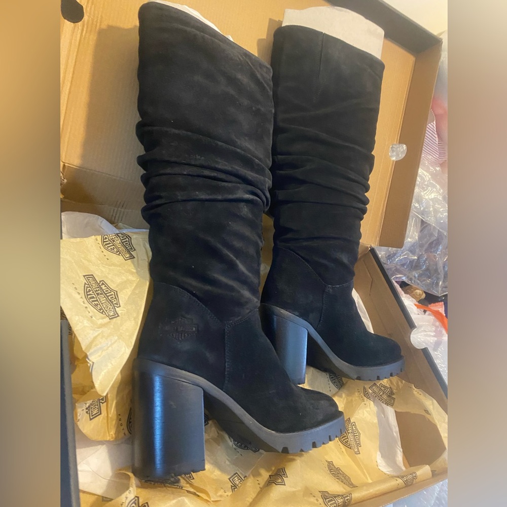 Harley Davidson NIB Averhill Pull Up Boots Size 6